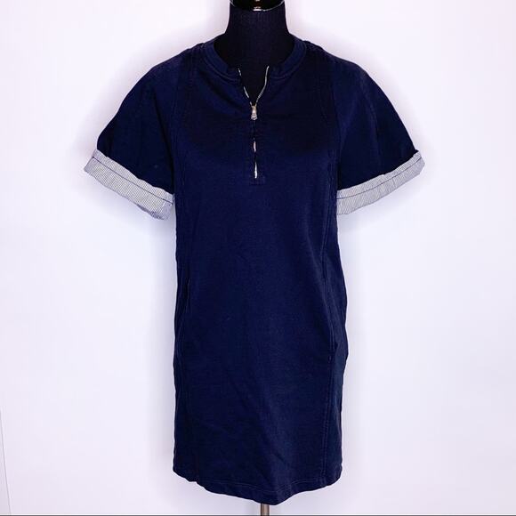 3.1 Phillip Lim black sweatshirt style tunic dress size Extra Small XS - Picture 1 of 14